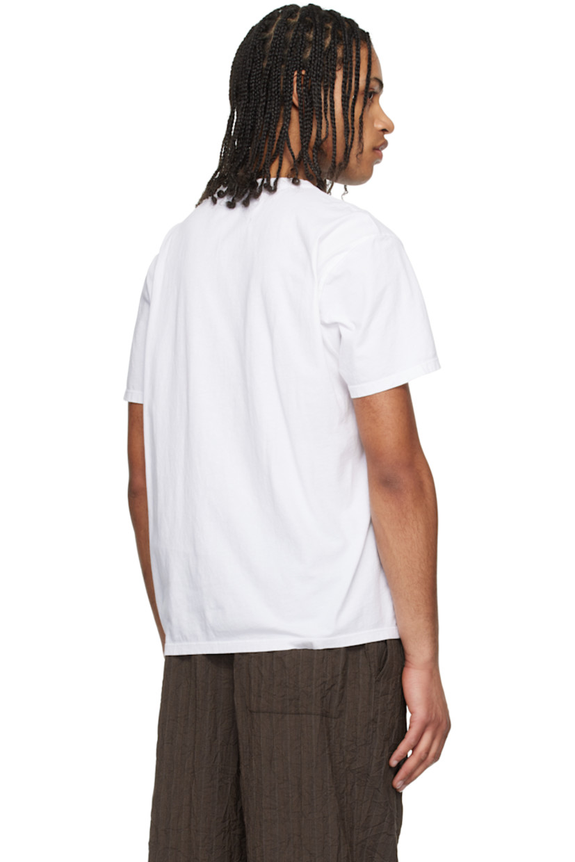 Pack of three cotton jersey T-shirts. Rib-knit crewneck.

Supplier color: White