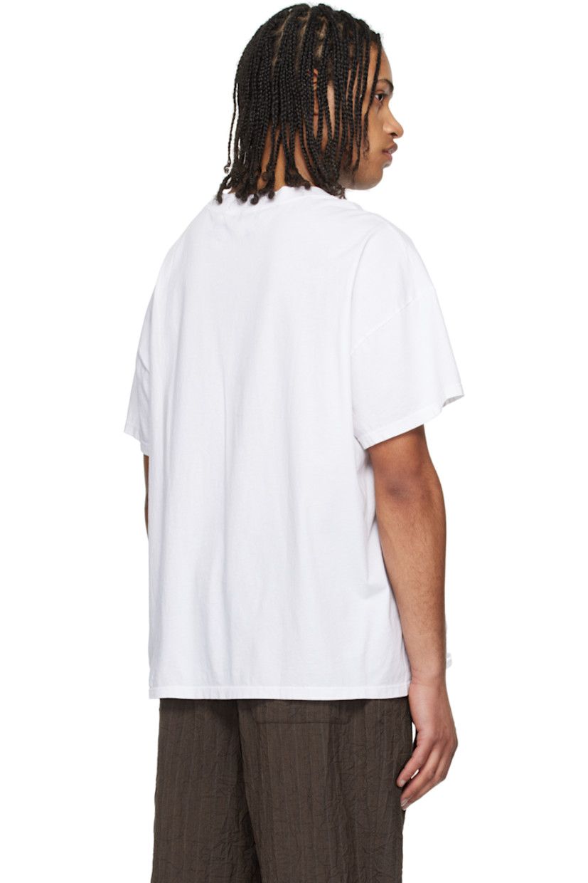 Pack of three cotton jersey T-shirts. 

· Rib-knit crewneck
· Dropped shoulders

Supplier color: White