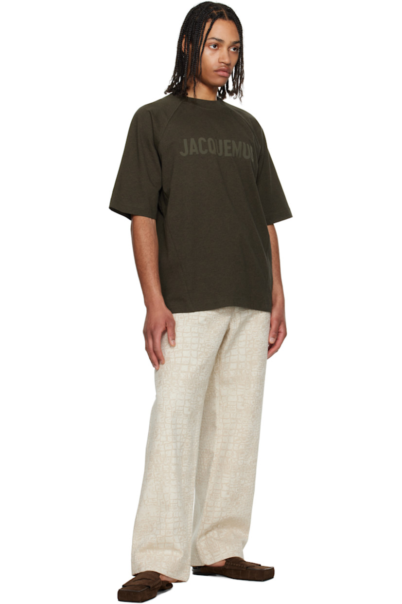 Lightweight cotton jersey T-shirt.

· Rib-knit crewneck
· Logo bonded at front
· Twisted side seams
· Raglan sleeves

Part of the La Croisière collection.

Supplier color: Multi-brown