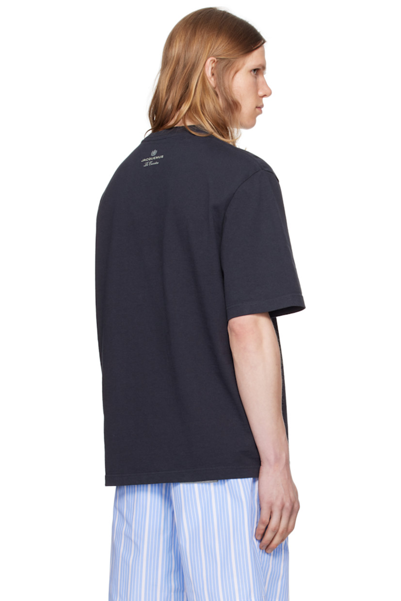 Cotton jersey T-shirt.

· Rib-knit crewneck
· Logo graphic printed at front
· Logo printed at back collar

Part of the La Croisière collection.

Supplier color: Arty hotel navy