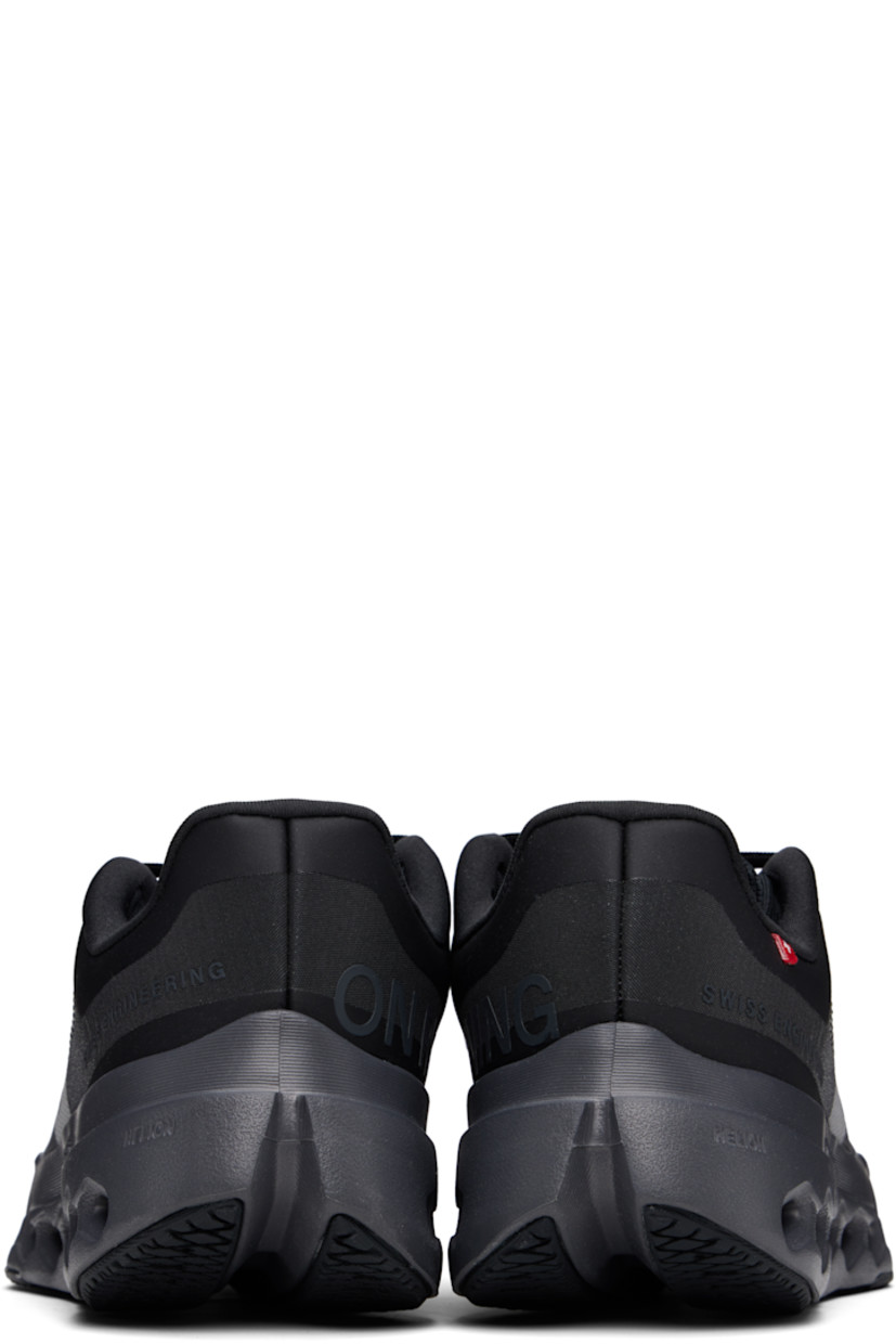 Low-top lightweight mesh and canvas sneakers in black.

· Bonded trim throughout
· Logo embossed at toe
· Lace-up closure
· Logo bonded at tongue and sides
· Padded tongue and collar
· Jersey lining
· Cushioned CloudTec Phase® Helion™ foam rubber midsole
· Treaded rubber sole

Supplier color: Black/Eclipse