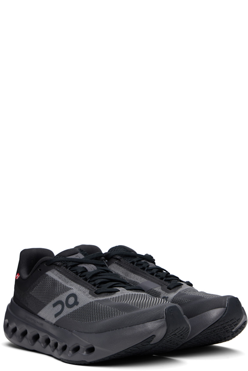 Low-top lightweight mesh and canvas sneakers in black.

· Bonded trim throughout
· Logo embossed at toe
· Lace-up closure
· Logo bonded at tongue and sides
· Padded tongue and collar
· Jersey lining
· Cushioned CloudTec Phase�® Helion™ foam rubber midsole
· Treaded rubber sole

Supplier color: Black/Eclipse