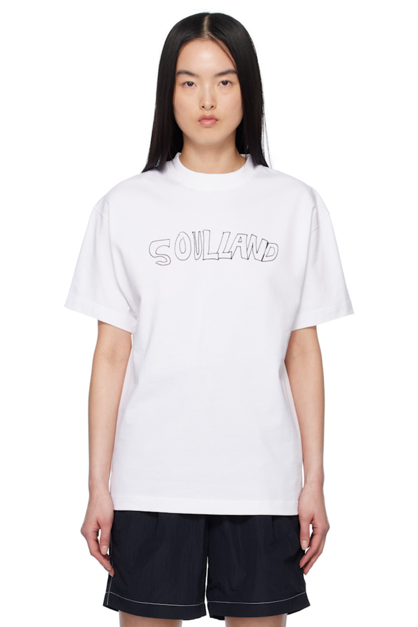 260 gsm organic cotton jersey T-shirt.

· Rib-knit crewneck
· Logo printed at chest

Supplier color: White