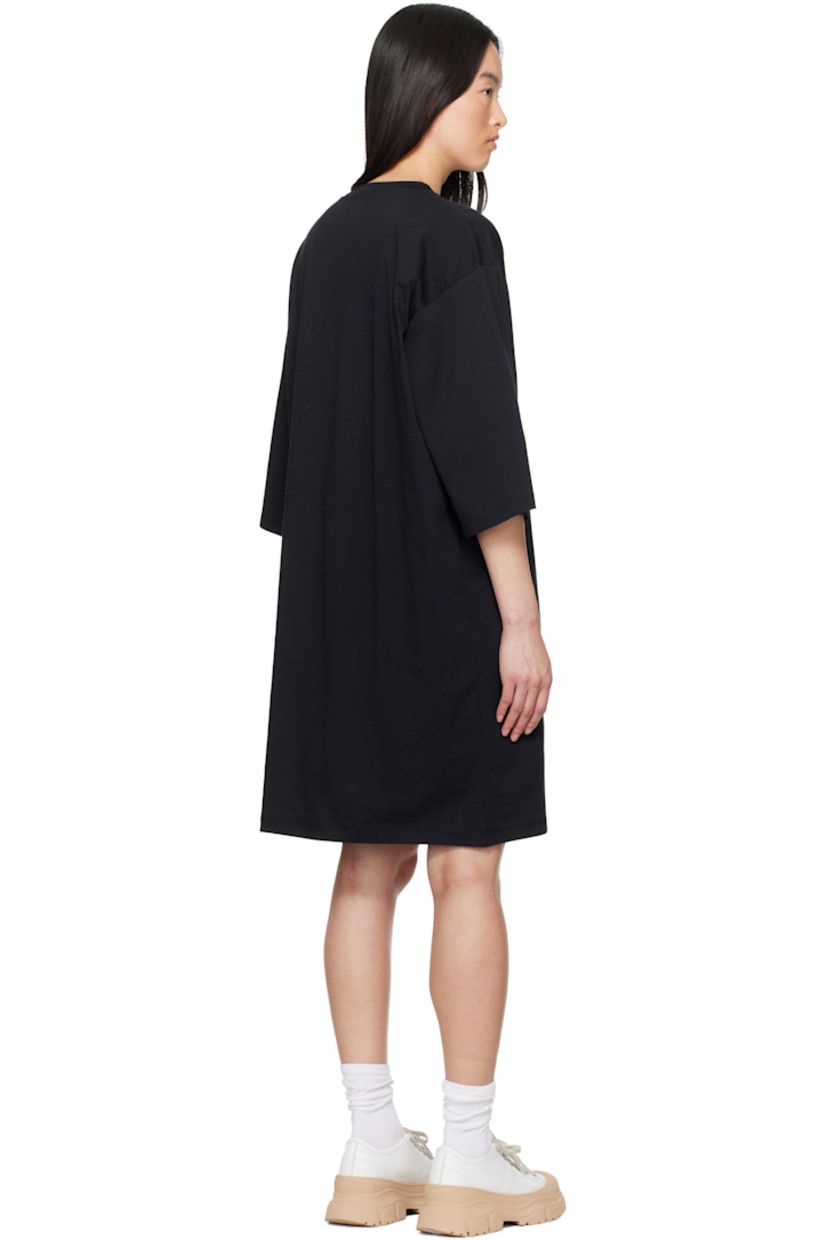 Oversized cotton jersey T-shirt.

· Crewneck
· Dropped shoulders
· Three-quarter sleeves

Supplier color: Black