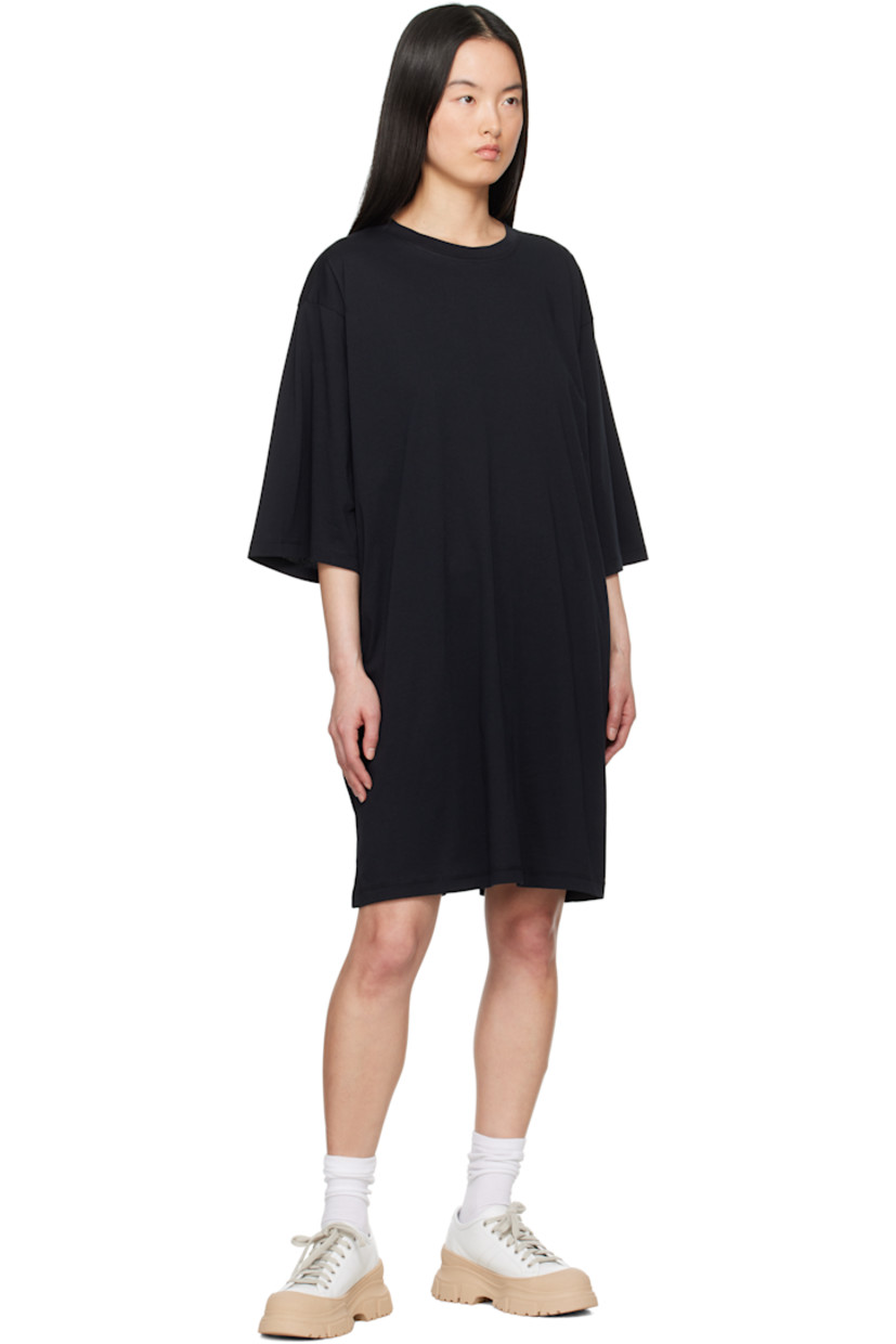 Oversized cotton jersey T-shirt.

· Crewneck
· Dropped shoulders
· Three-quarter sleeves

Supplier color: Black