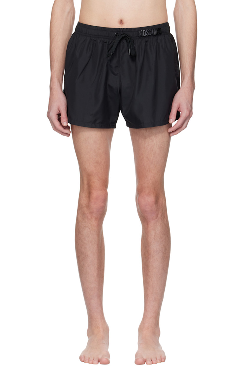 Polyester taffeta swim shorts.

· Drawstring and logo hardware at elasticized waistband
· Single-pocket styling
· Briefs-style mesh lining

Supplier color: Black
