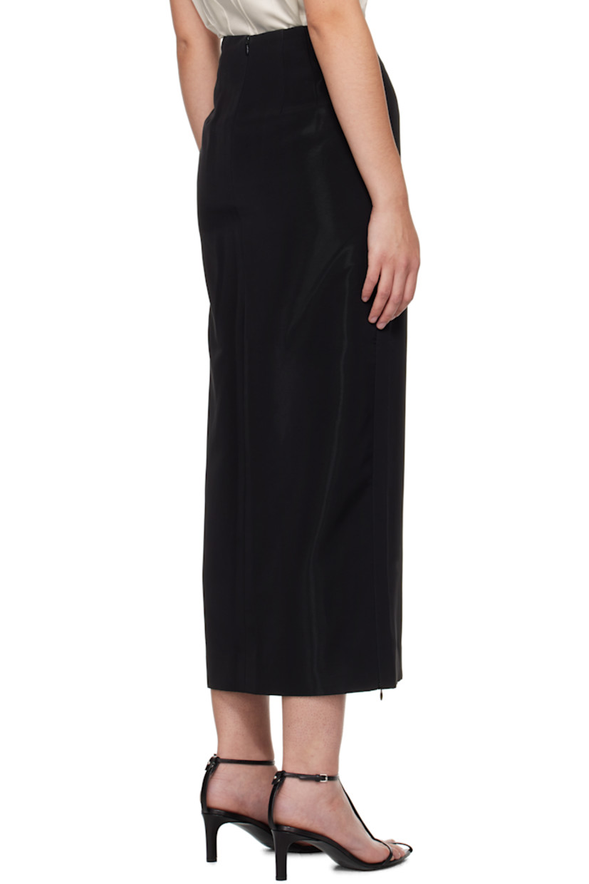 Triacetate-blend taffeta maxi skirt.

· Zip vent at side seams
· Zip closure at back
· Full satin lining

Supplier color: Black