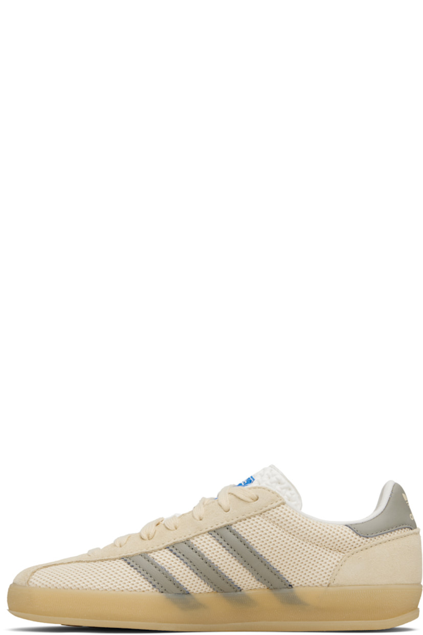 Low-top mesh sneakers.

· Suede trim throughout
· Lace-up closure
· Logo printed at perforated tongue
· Padded collar
· Signature serrated stripes at sides
· Logo printed at heel tab
· Buffed leather lining
· Logo embossed at textured rubber midsole
· Treaded rubber sole

Supplier color: Yellow/Supplier colour/Charcoal