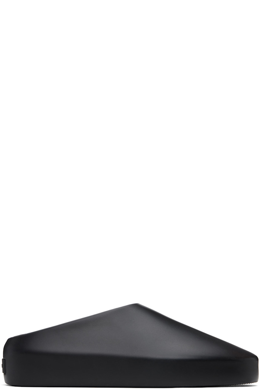 Foam rubber slip-on loafers in black.

· Logo embossed at footbed
· Logo patch at heel 
· Extrabounce foam rubber midsole
· Treaded XL Extralight® rubber sole

Supplier color: Black