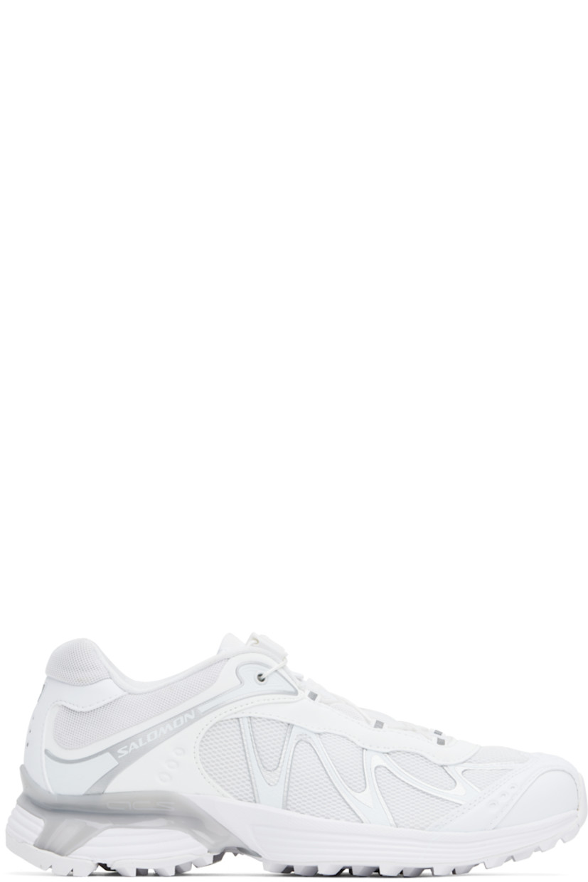 Low-top mesh and faux-nubuck sneakers in white.

· Reflective trim throughout
· Logo embossed at toe
· Quicklace™ closure
· Logo patch at padded tongue
· Padded collar
· Sensifit™ panel at sides
· Logo printed at outer side and heel tab
· Molded OrthoLite® insole
· Mesh lining
· Foam rubber EnergyCell midsole 
· Agile Chassis™ System at midsole
· Treaded Mud Contagrip® rubber sole

Supplier color: White/Lunar rock/Ftw silver