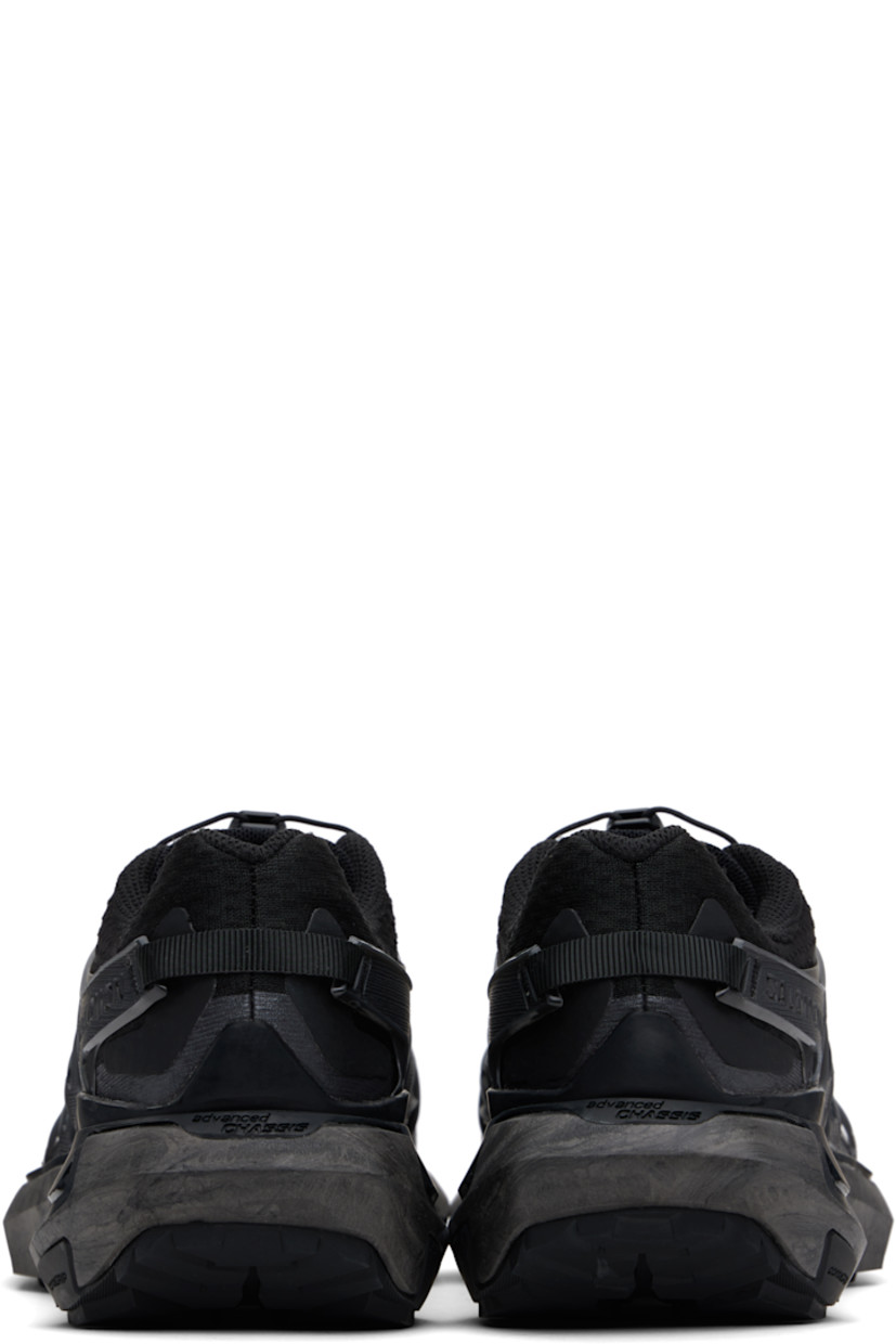 Low-top anti-debris 3D mesh and grained faux-leather sneakers in black.

· Bonded trim and printed graphic pattern throughout
· Quicklace™ closure
· Logo patch at vamp
· Logo-embossed pull-tab at padded tongue
· Padded collar
· Logo-embossed rubber SensiFit™ panel at sides
· Molded OrthoLite® footbed
· EndoFit™ mesh lining
· infiniFOAM foam rubber midsole
· Advanced Chassis™ system at midsole
· Treaded All Terrain Contagrip® rubber sole

Supplier color: Black/Black/Phantom