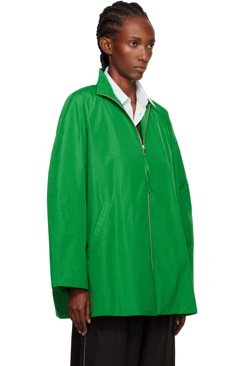 Water-repellent cotton-blend taffeta jacket.

· Certified ISO 9001 and ZDHC
· Stand collar
· Zip closure
· Welt pockets
· Raglan sleeves
· Full satin lining

Supplier color: Fento