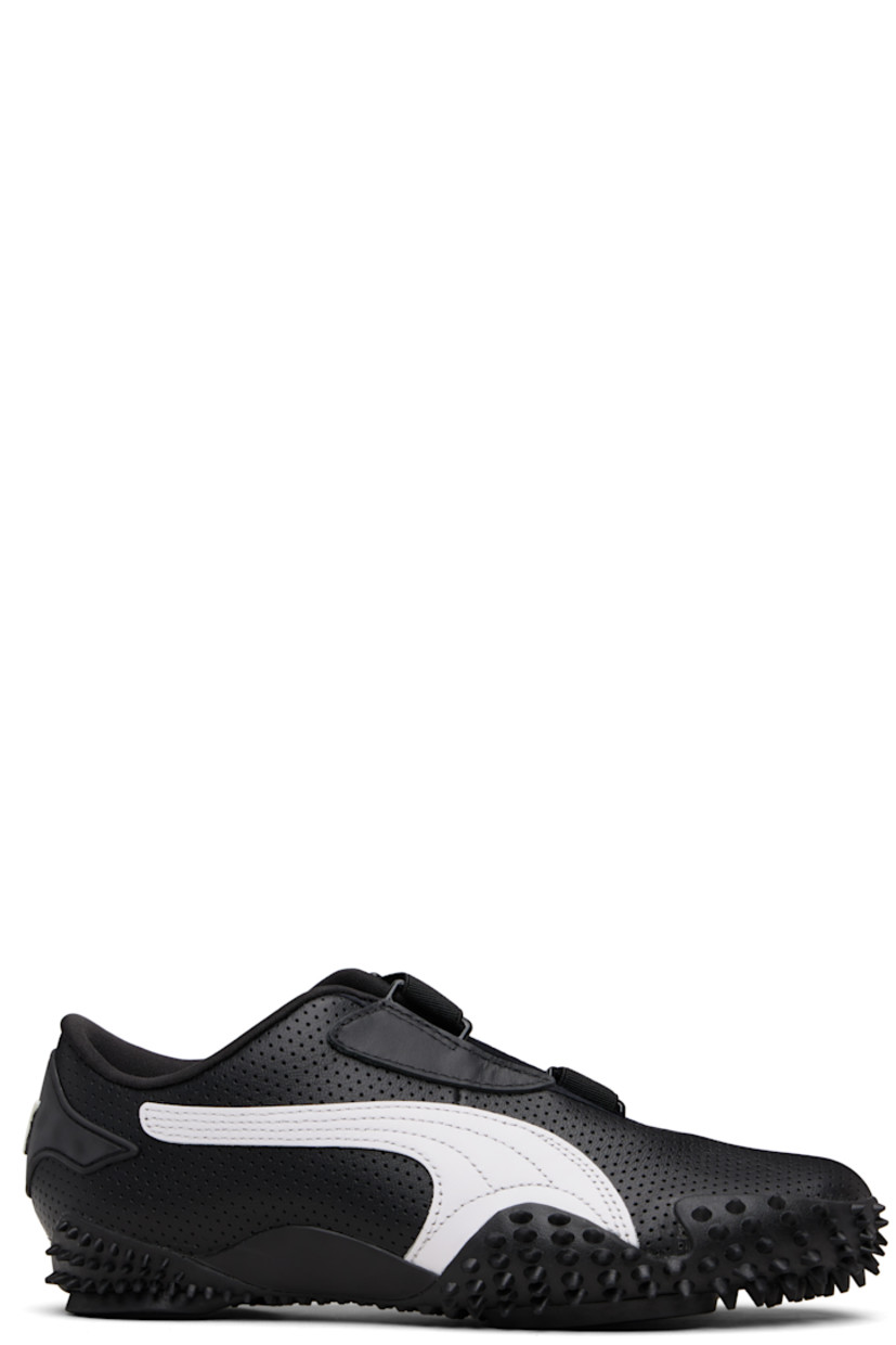 Low-top grained leather sneakers.

· LWG-certified leather
· Perforations throughout
· Velcro closure
· Logo patch at padded tongue
· Padded collar
· Formstrip at outer side
· Rubberized logo patch at heel tab
· Jersey lining
· Treaded rubber sole

Supplier color: PUMA black/PUMA white
