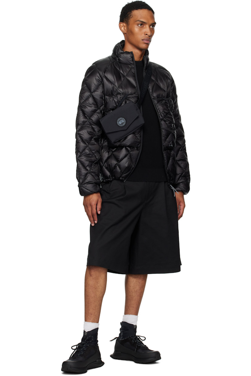 Padded Cordura® nylon taffeta belt bag.

· Water-repellent 
· Adjustable and detachable crossbody strap
· Embroidered logo patch at face
· Press-stud flap
· Zip closure
· Patch pocket at interior
· Quilted nylon satin lining
�· Logo-engraved hardware
· H5.5" x W8" x D2"

Supplier color: Black