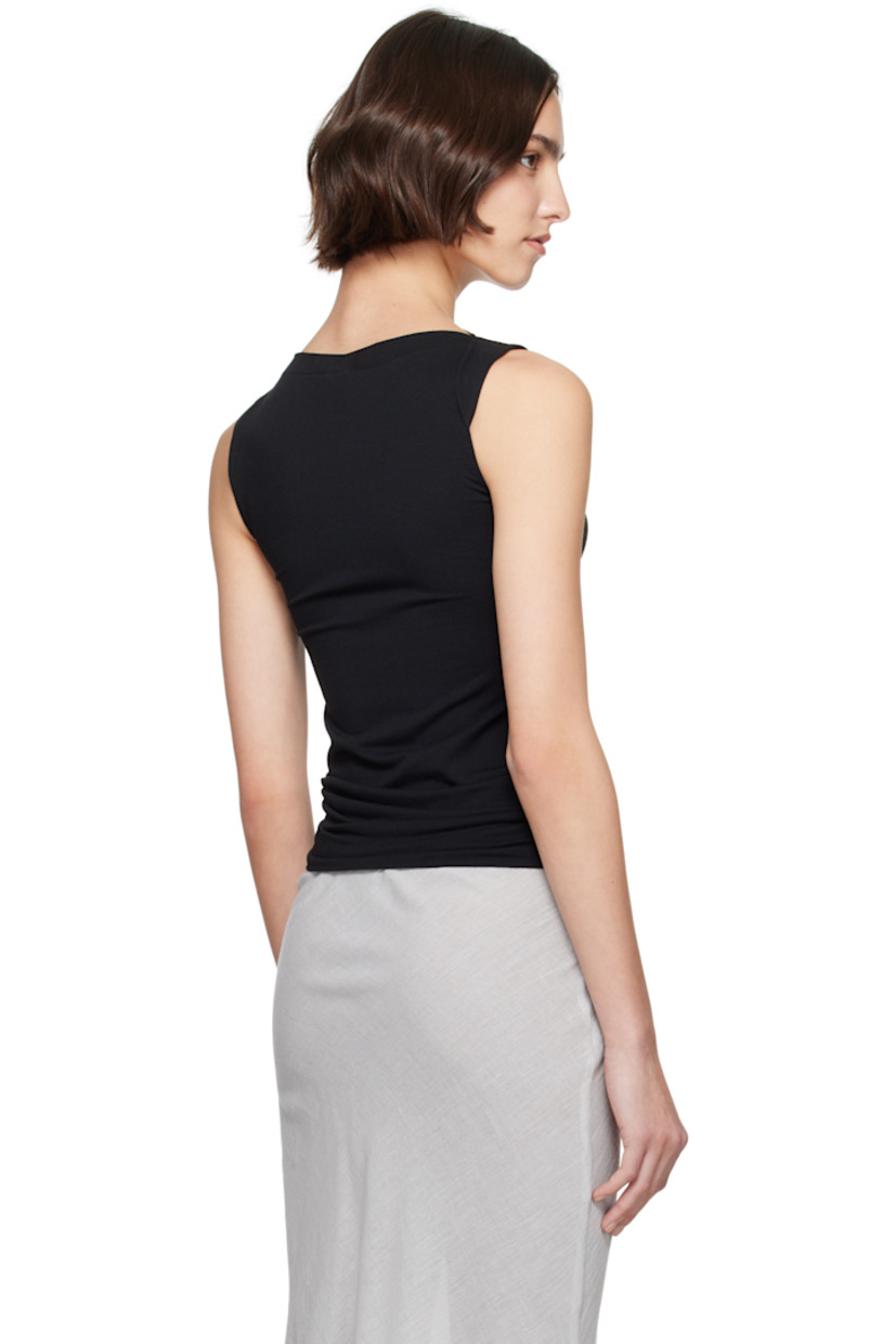 Cradle to Cradle Certified® stretch modal-blend jersey top.

· Seamless construction
· Boat neck

Supplier color: Black