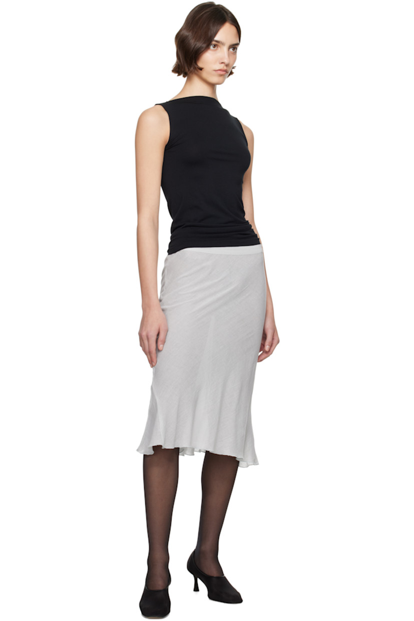 Cradle to Cradle Certified® stretch modal-blend jersey top.

· Seamless construction
· Boat neck

Supplier color: Black