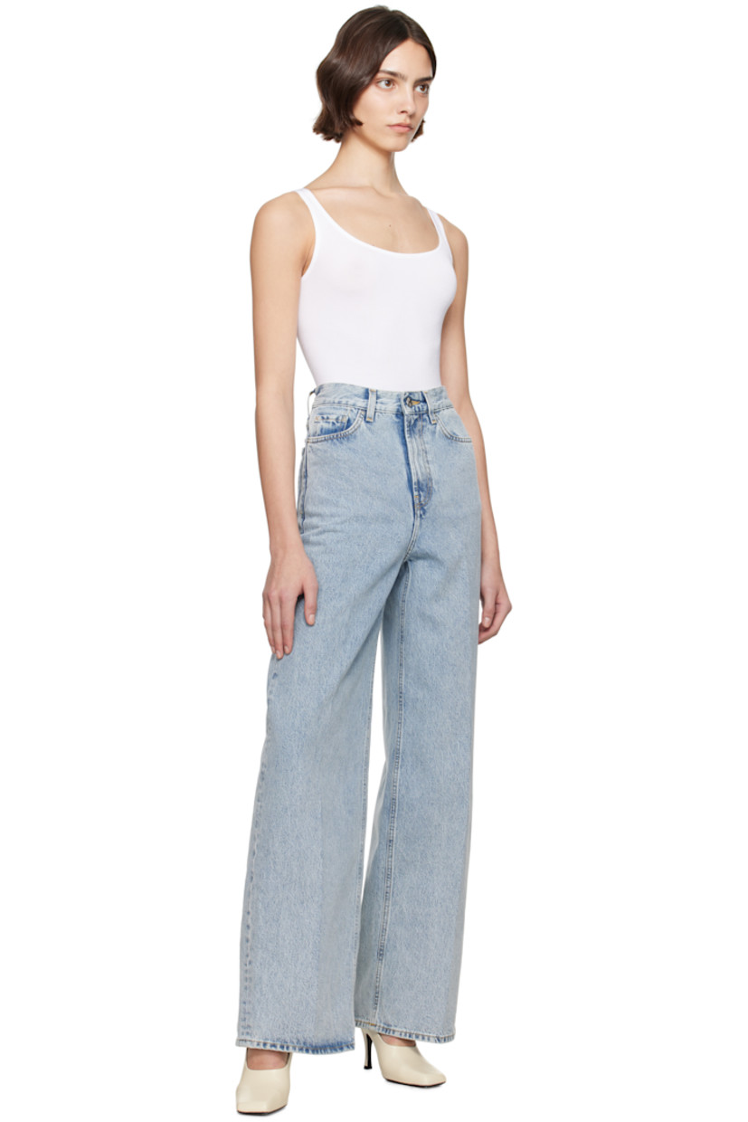 Slim-fit stretch cotton- and nylon-blend jersey bodysuit.

· Seamless construction
· Scoop neck
· Press-stud fastening at bottom
· Partial jersey lining

Supplier color: White