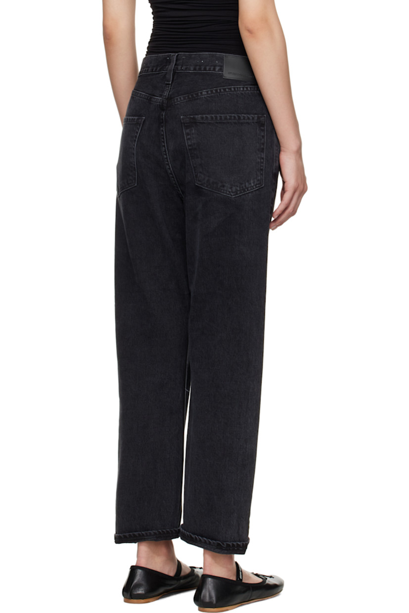 Non-stretch regenerative cotton denim jeans.

· The Integrity Grown™-certified
· Loose-fit and tapered 
· Fading and whiskering throughout 
· Belt loops
· Five-pocket styling
· Button fly 
· Logo patch at back waistband

Supplier color: Stonington