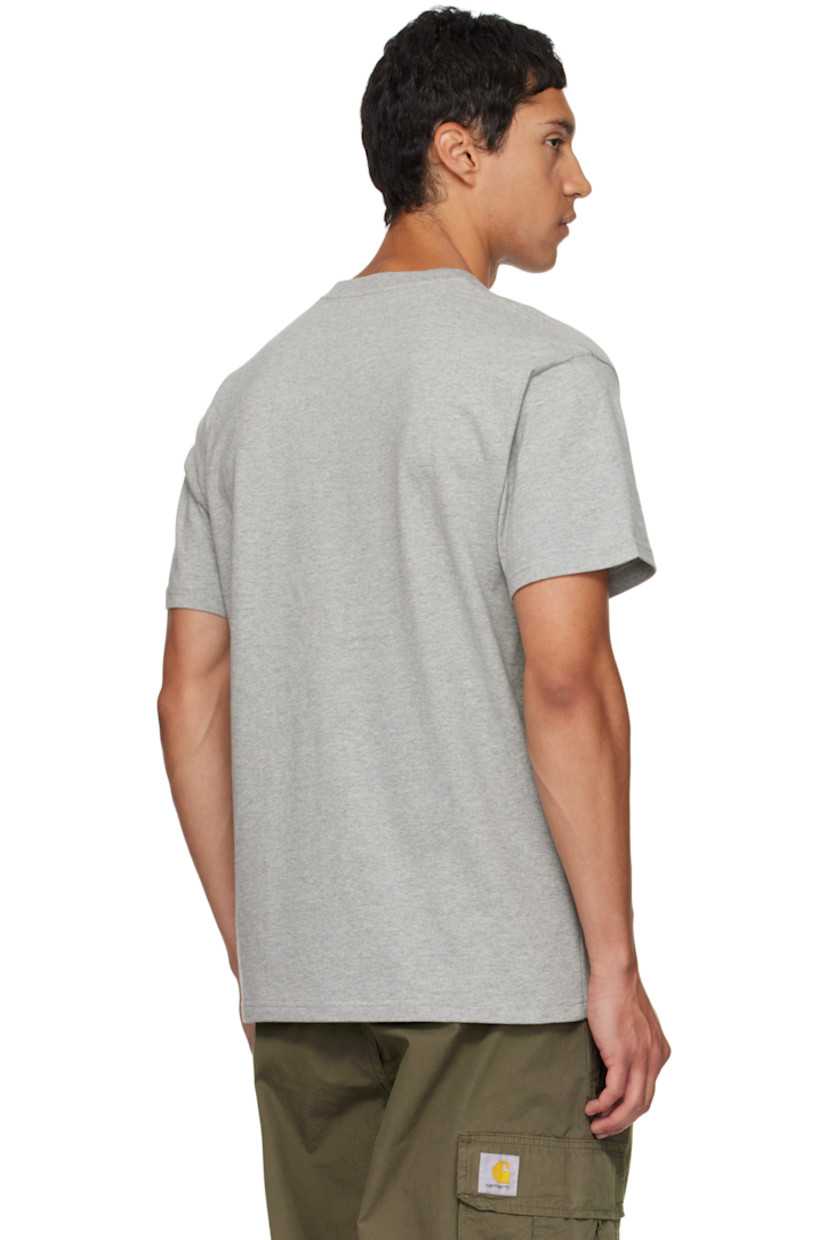 235 g/sqm cotton jersey T-shirt. 

· Rib-knit crewneck
· Logo embroidered at chest 

Supplier color: Grey heather