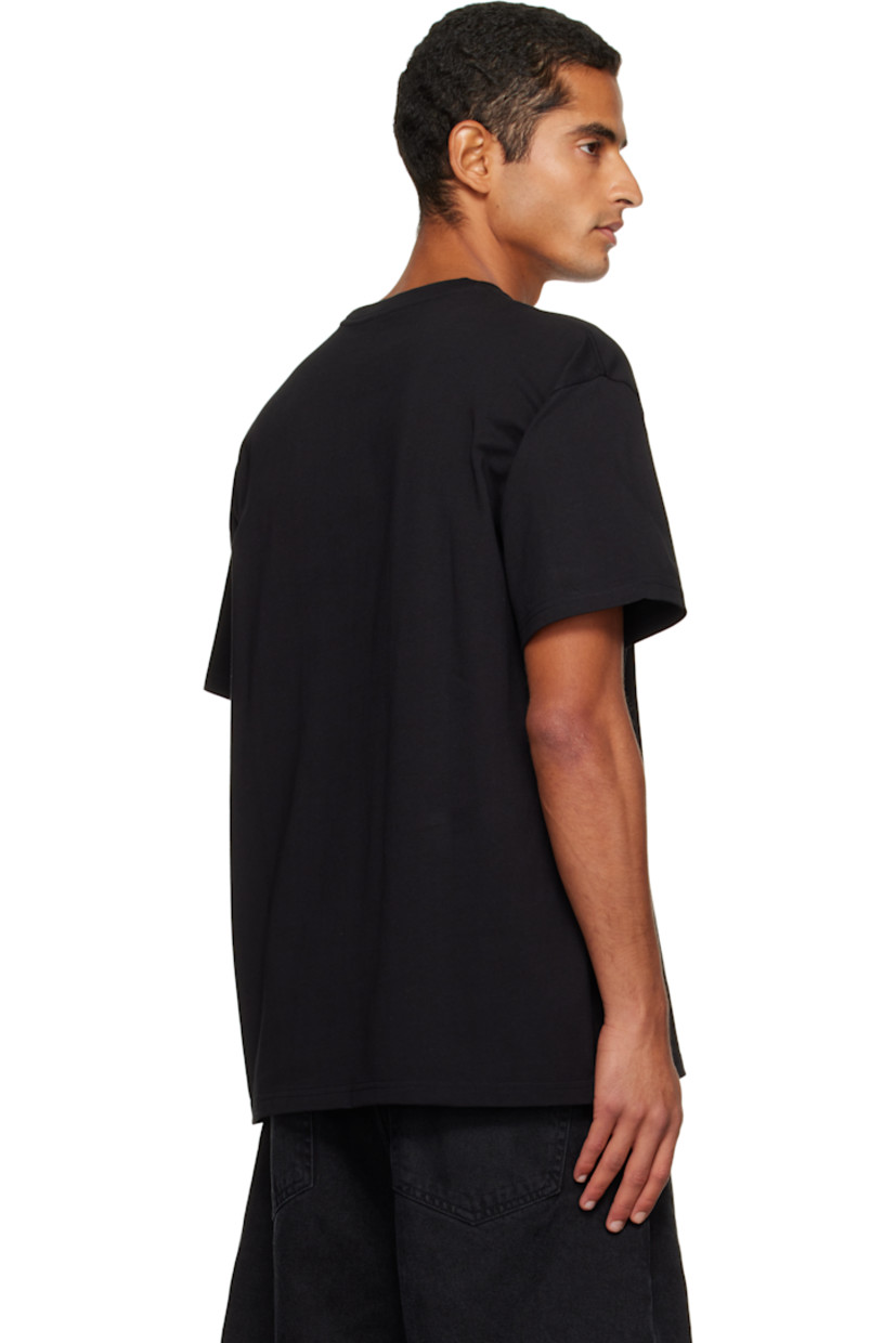 Cotton jersey T-shirt.

· 235 gsm
· Rib-knit crewneck
· Logo embroidered at chest

Supplier color: Black