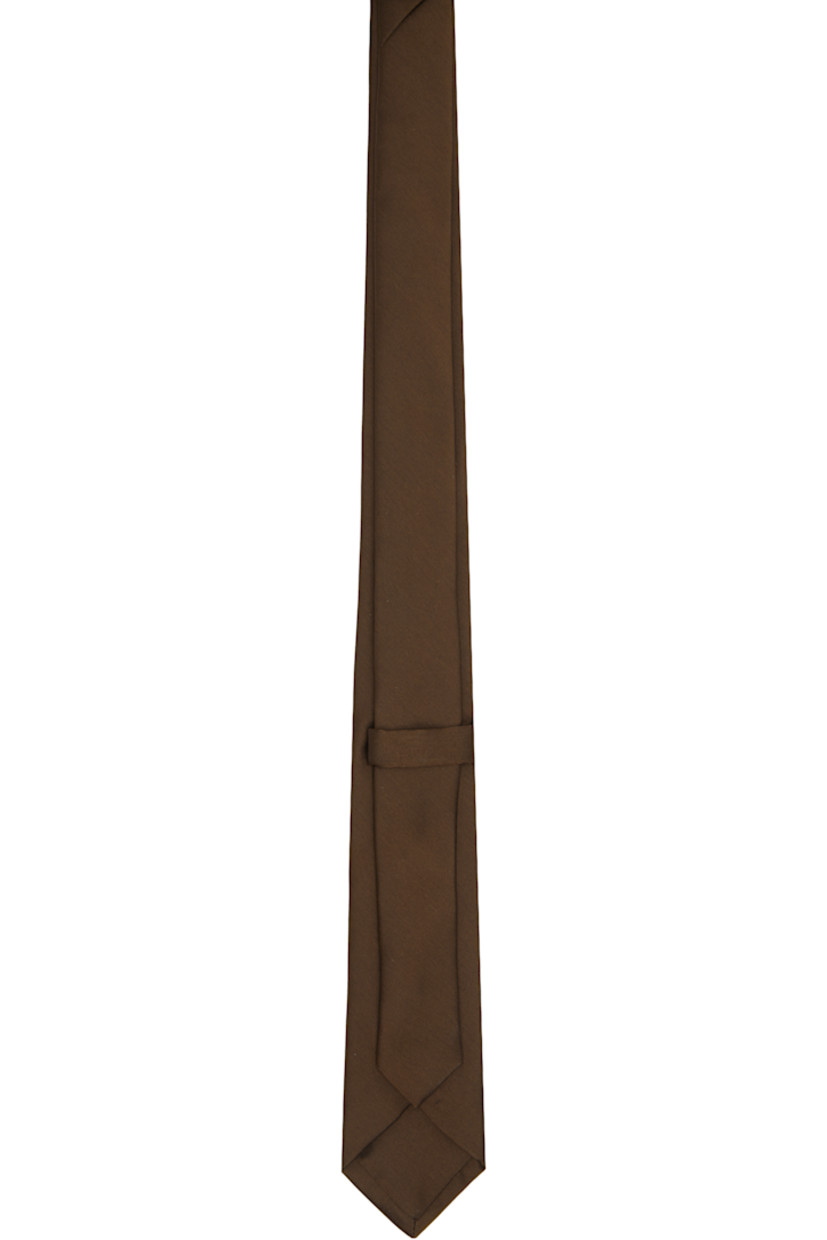Lightweight canvas tie.

· Keeper loop at back face
· W2.5"

Supplier color: Brown