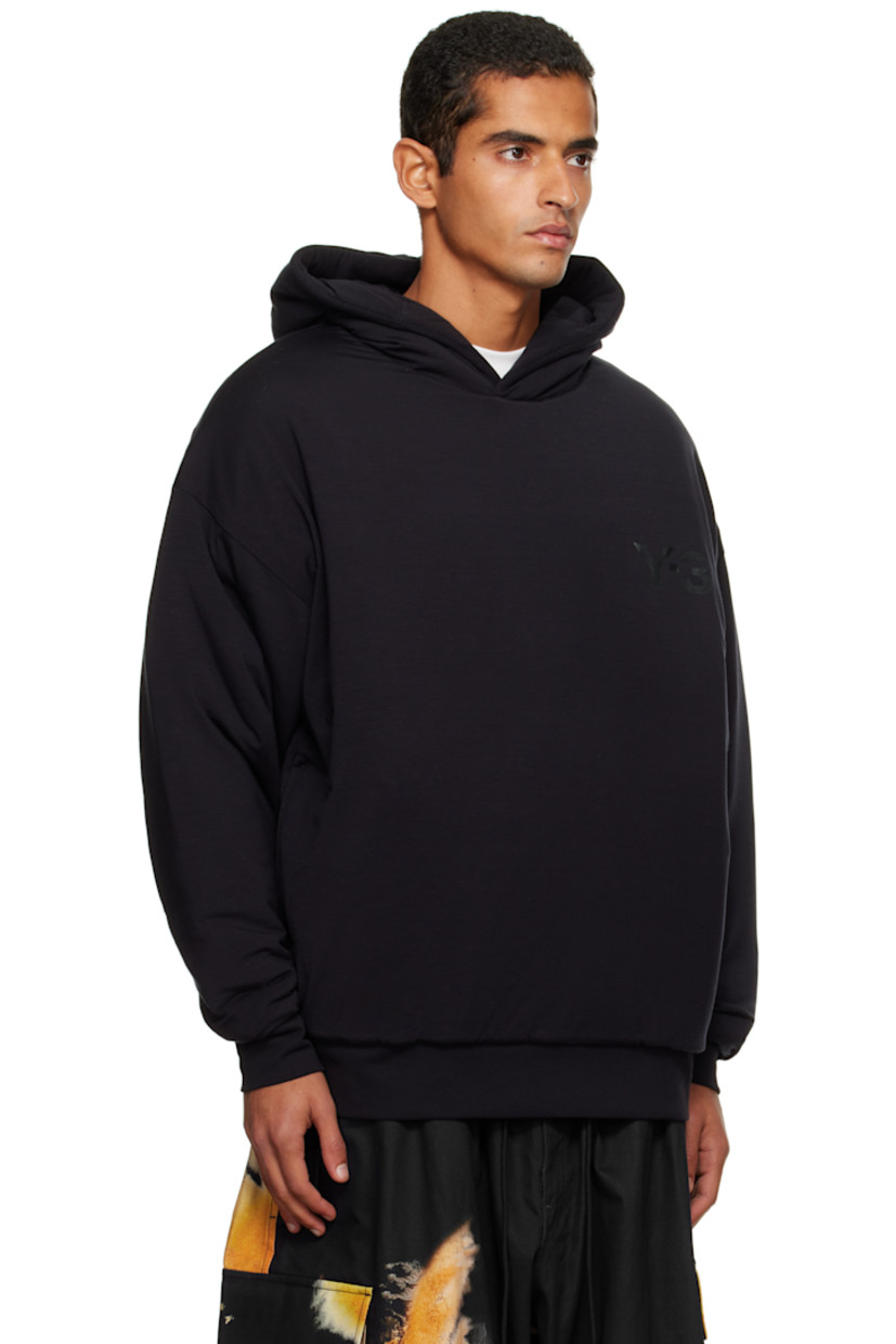 PrimaLoft®-insulated stretch lyocell-blend jersey hoodie. 

· Logo bonded at chest
· Seam pockets at waist 
· Rib-knit hem and cuffs
· Dropped shoulders

Supplier color: Black