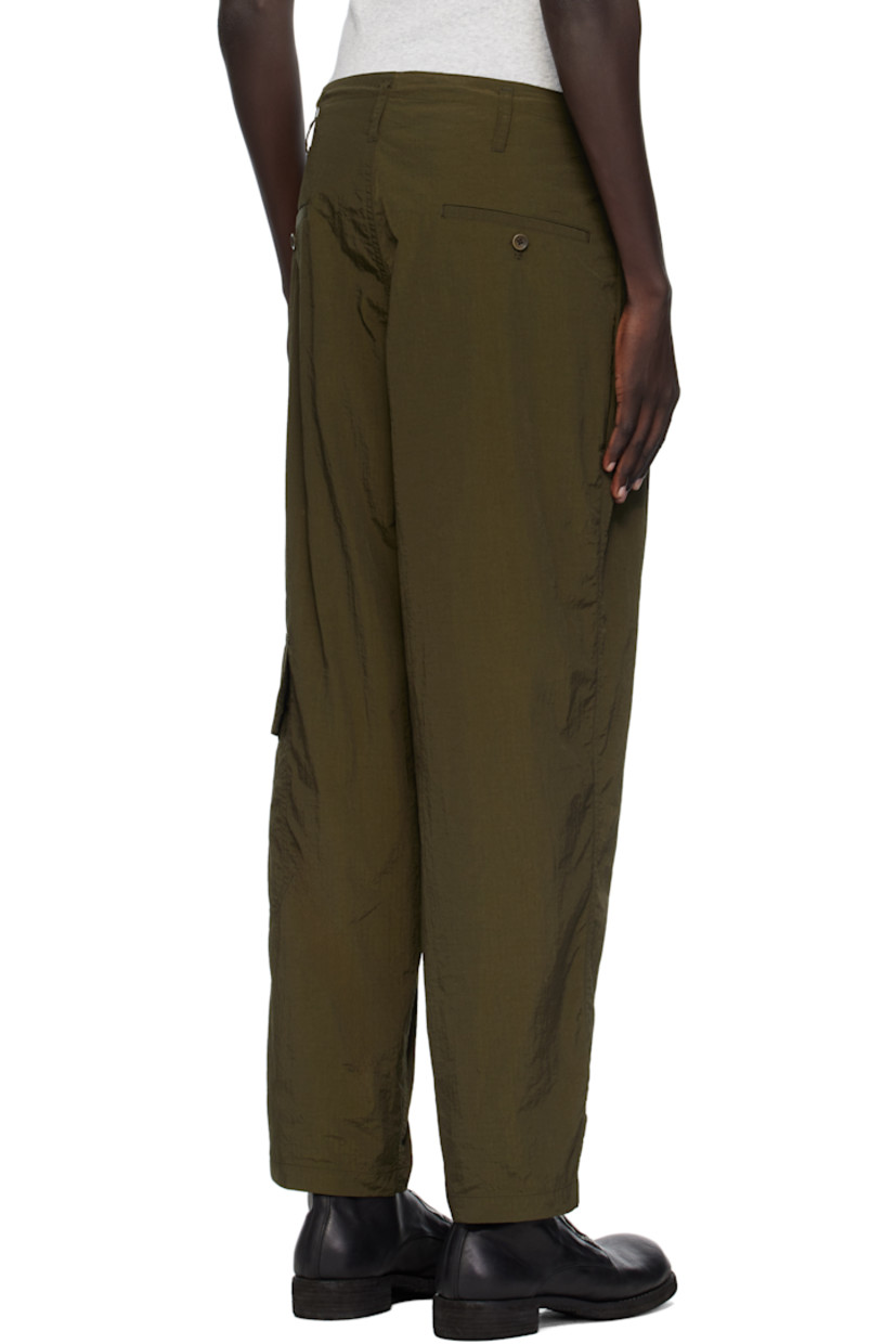 Nylon ripstop cargo pants.

· Drawstring and belt loops at waistband
· Four-pocket styling
· Zip fly
· Cargo pocket at outseam

Supplier color: Khaki