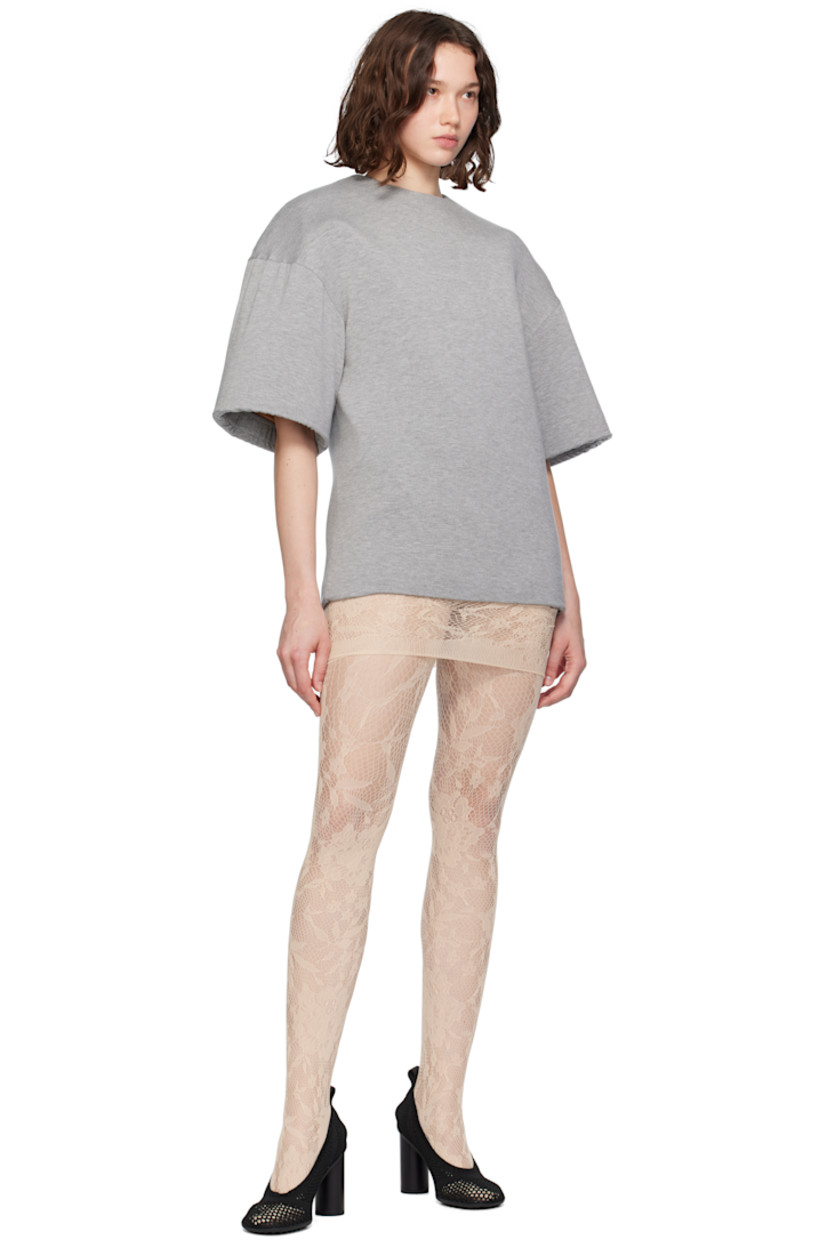 Structured cotton jersey T-shirt. 

· Crewneck
· Detachable foam padding at interior 

Supplier color: Grey