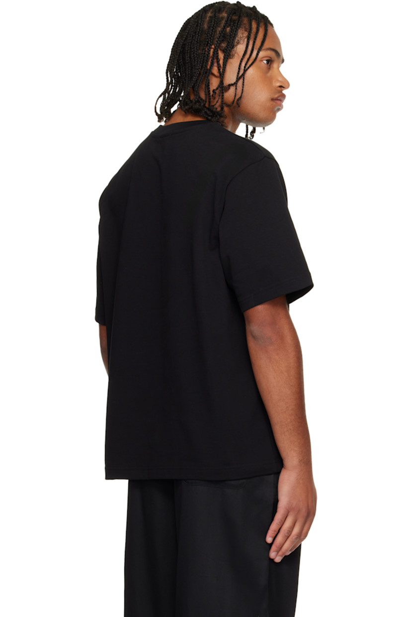 Organic cotton jersey T-shirt. 

· Rib-knit crewneck
· Logo bonded at chest

Supplier color: Black