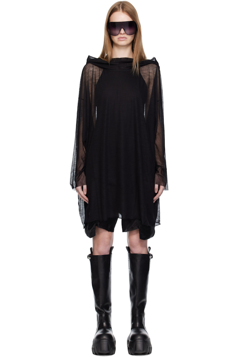 Wool- and recycled polyester-blend jersey hoodie.

· Lightweight and sheer
· RWS- and GRS-certified
· Cowl neck
· Dropped shoulders
· Raw edge at cuffs
· Central seam at back

Supplier color: Dust