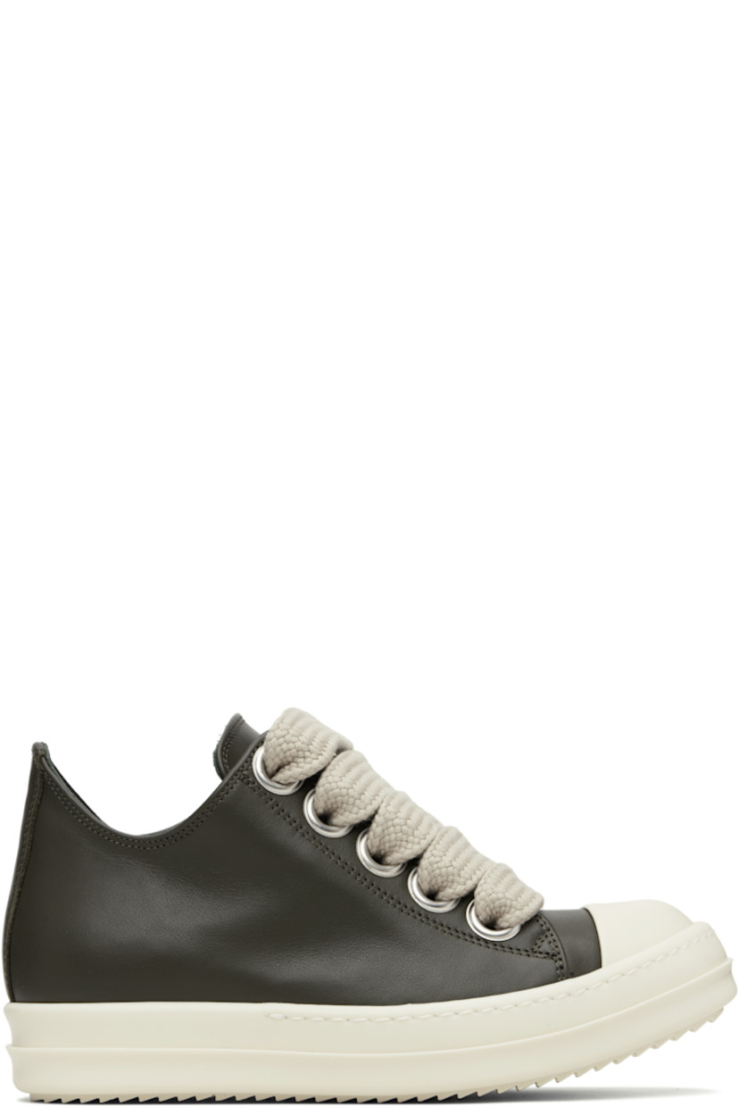 Low-top buffed leather sneakers.

· LWG-certified leather
· Calfskin cap toe
· Lace-up closure
· Metal eyelets at inner side
· Treaded rubber sole

Supplier color: Boaco/Milk/Milk
