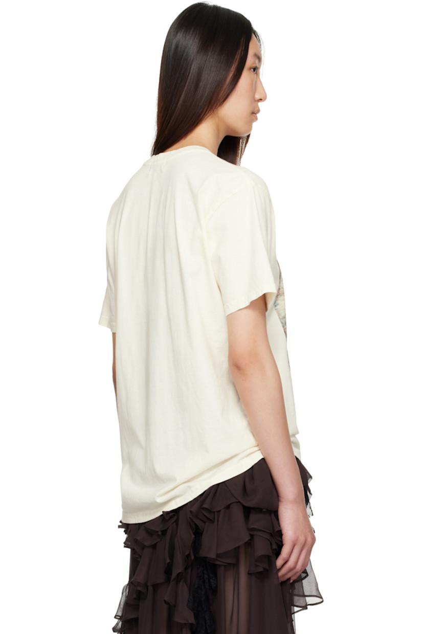 Organic cotton jersey T-shirt.

· Rib-knit crewneck
· Logo, text, and graphic printed at front

Supplier color: Ladies night