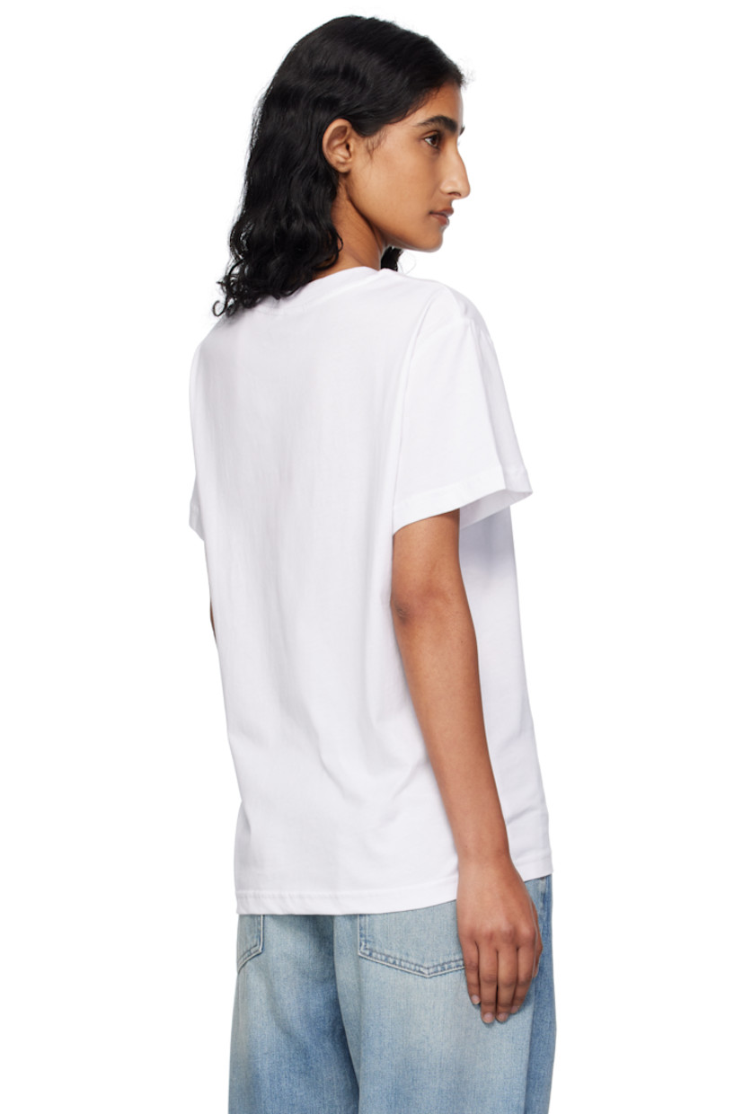 GOTS-certified organic cotton jersey T-shirt.

· Rib-knit crewneck
· Logo flocked at chest

Supplier color: White