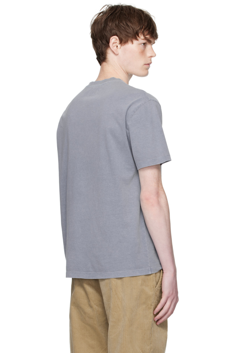 Organic cotton jersey T-shirt.

· Rib-knit crewneck
· Logo graphic printed at front

Supplier color: Blue-gray