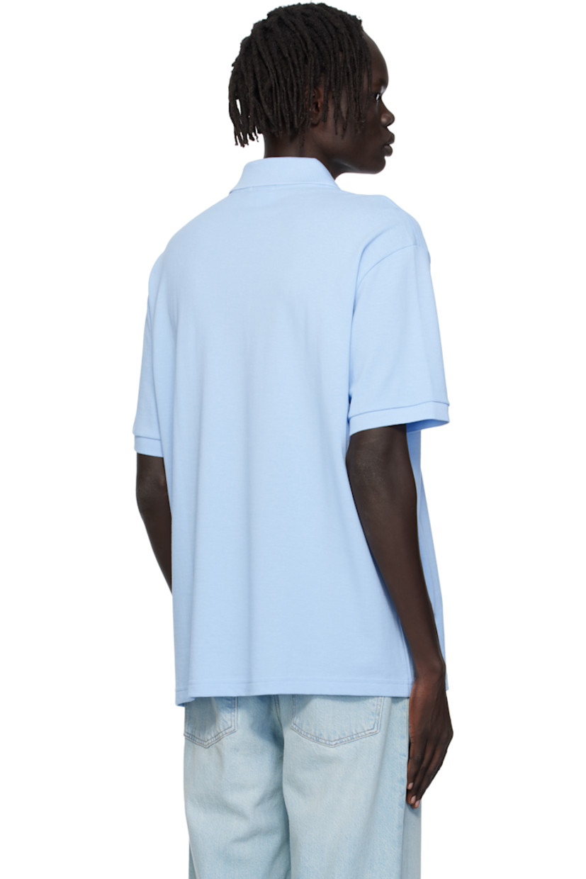 Cotton piqué polo. 

· Rib-knit spread collar and cuffs
· Two-button placket 
· Embroidered logo patch at chest 
· Dropped shoulders

Supplier color: Overview