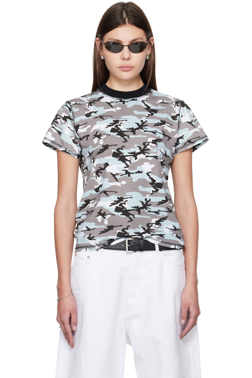 Cotton jersey T-shirt.

· Camouflage pattern throughout
· Rib-knit crewneck

Supplier color: Camo Print All Over