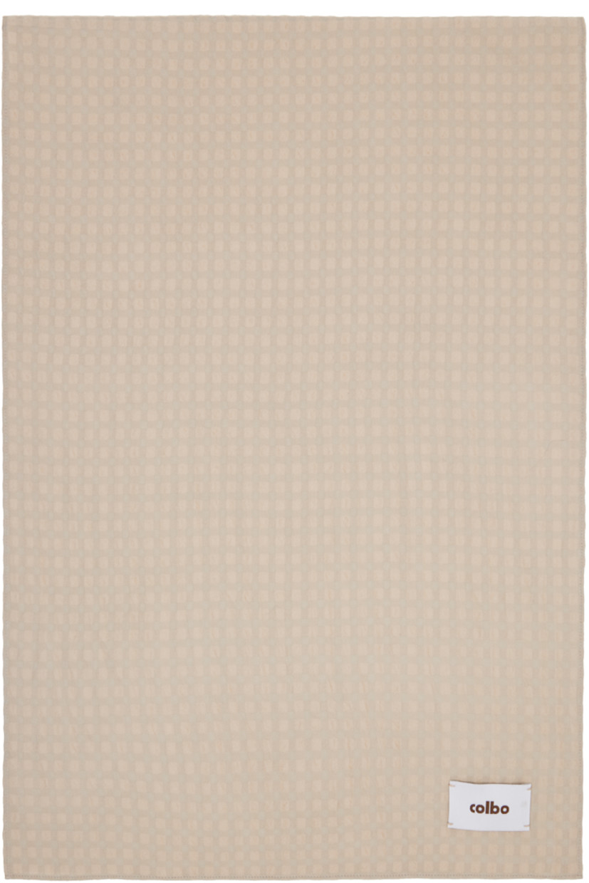 Lightweight wool- and viscose-blend flannel scarf.

· Check pattern throughout
· L64" x W17"

Supplier color: Textured beige plaid