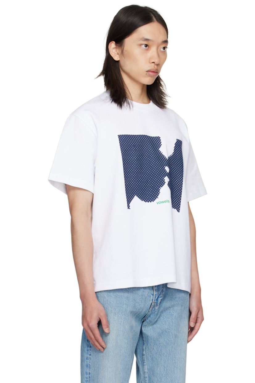 Cotton jersey T-shirt

· Rib-knit crewneck
· Graphic and logo printed at front

Supplier color: White
