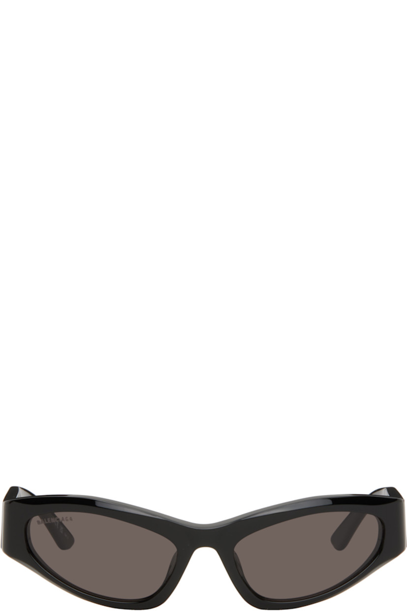 Cat-eye acetate-frame sunglasses in black.

· Gray lenses
· Logo etched at lens
· Integrated nose pads
· Logo printed at temples 
· Includes case
· Size: 58.19 140

Supplier color: Black