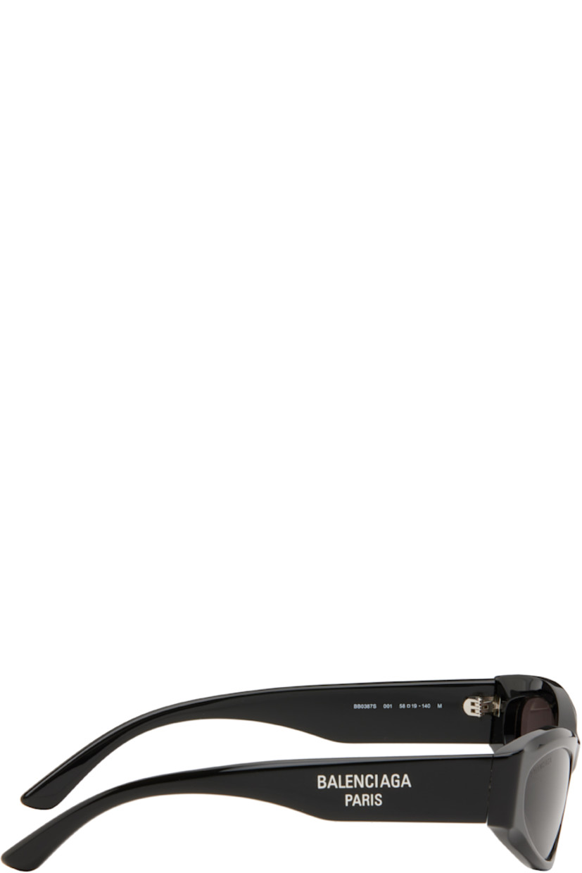 Cat-eye acetate-frame sunglasses in black.

· Gray lenses
· Logo etched at lens
· Integrated nose pads
· Logo printed at temples 
· Includes case
· Size: 58.19 140

Supplier color: Black