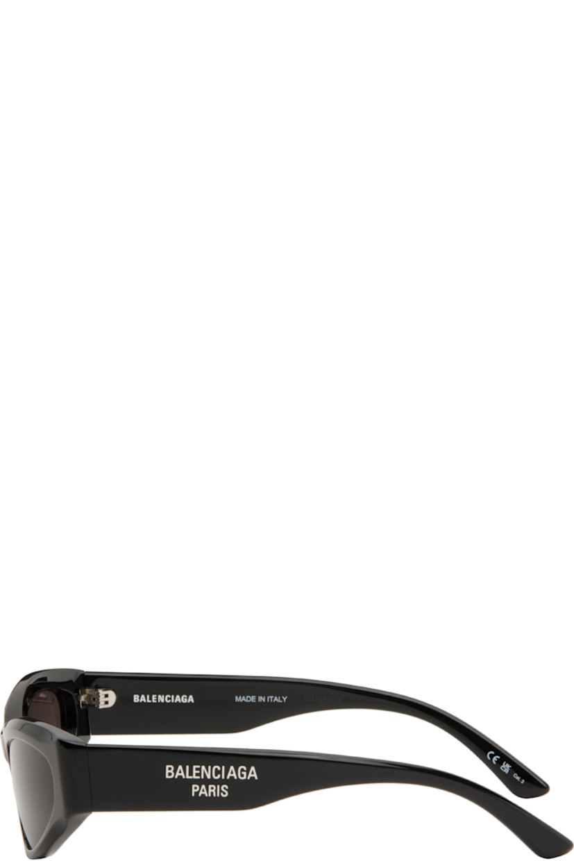 Cat-eye acetate-frame sunglasses in black.

· Gray lenses
· Logo etched at lens
· Integrated nose pads
· Logo printed at temples 
· Includes case
· Size: 58.19 140

Supplier color: Black