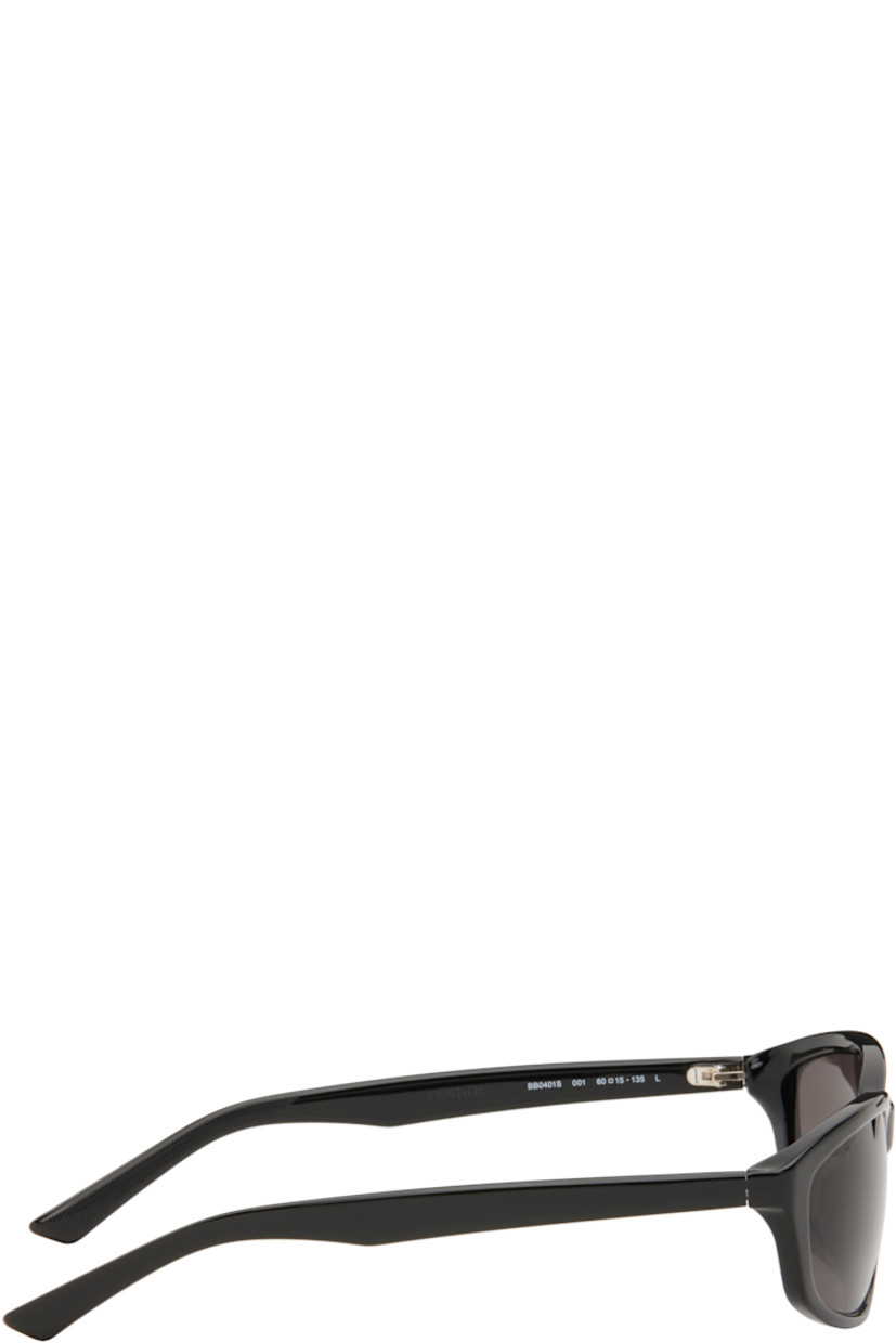 Oval Eastman Acetate Renew™-frame sunglasses in black.

· Gray lenses
· 100% UVA/UVB protection, category 3
· Logo etched at lens 
· Integrated nose pads
· Logo engraved at temple
· Includes case
· Size: 60.15 135

Supplier color: Black/Black/Gray