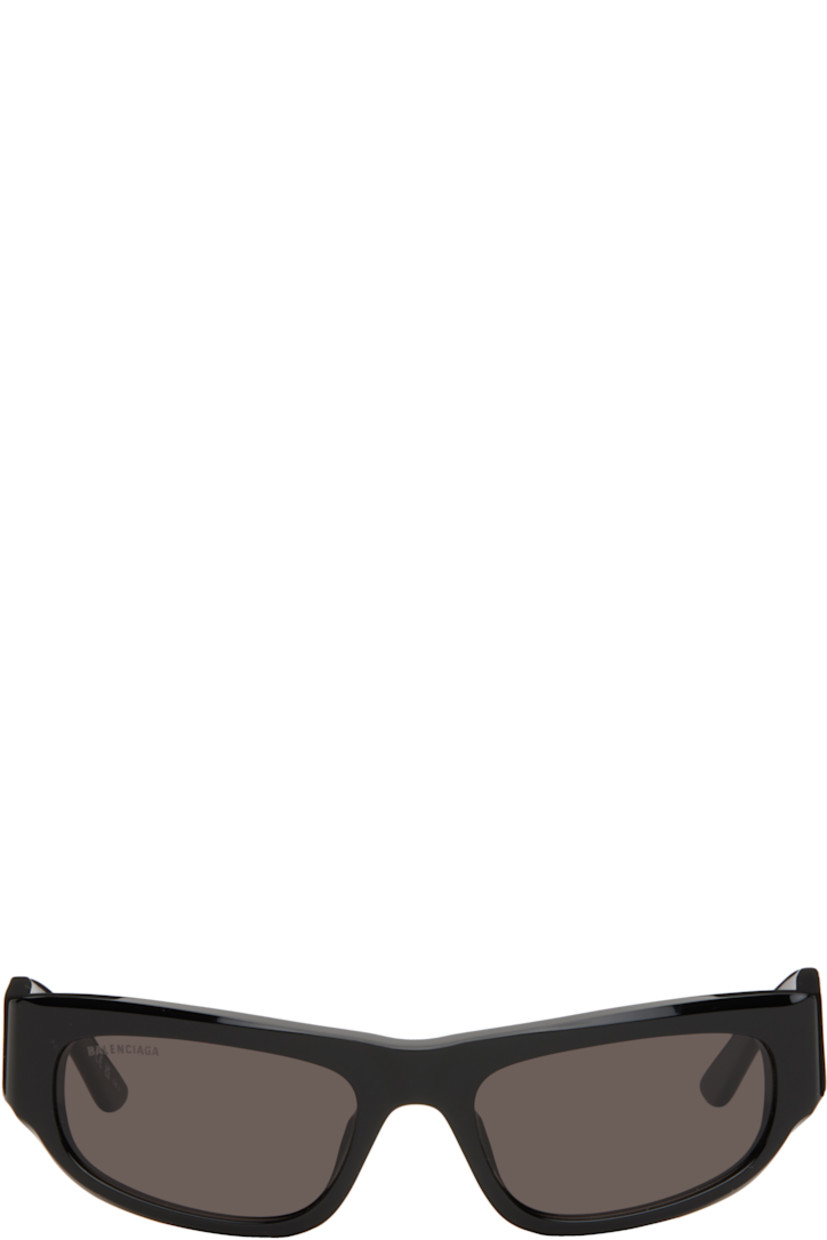 Rectangular acetate-frame sunglasses in black.

· Gray lenses
· Logo etched at lens
· Integrated nose pads
· Logo printed at temples
· Includes case
· Size: 56.19 145

Supplier color: Black/Black/Grey