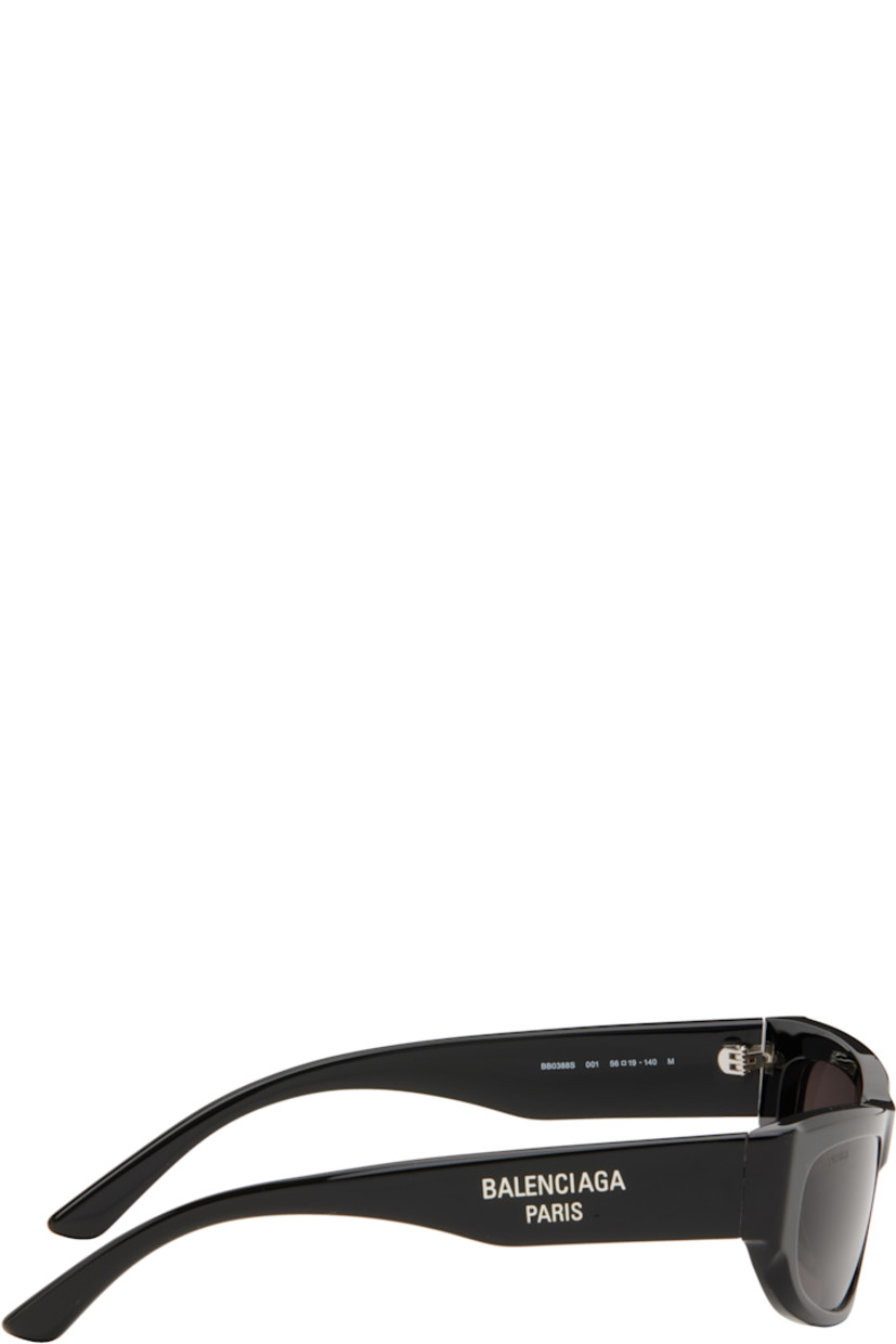 Rectangular acetate-frame sunglasses in black.

· Gray lenses
· Logo etched at lens
· Integrated nose pads
· Logo printed at temples
· Includes case
· Size: 56.19 145

Supplier color: Black/Black/Grey