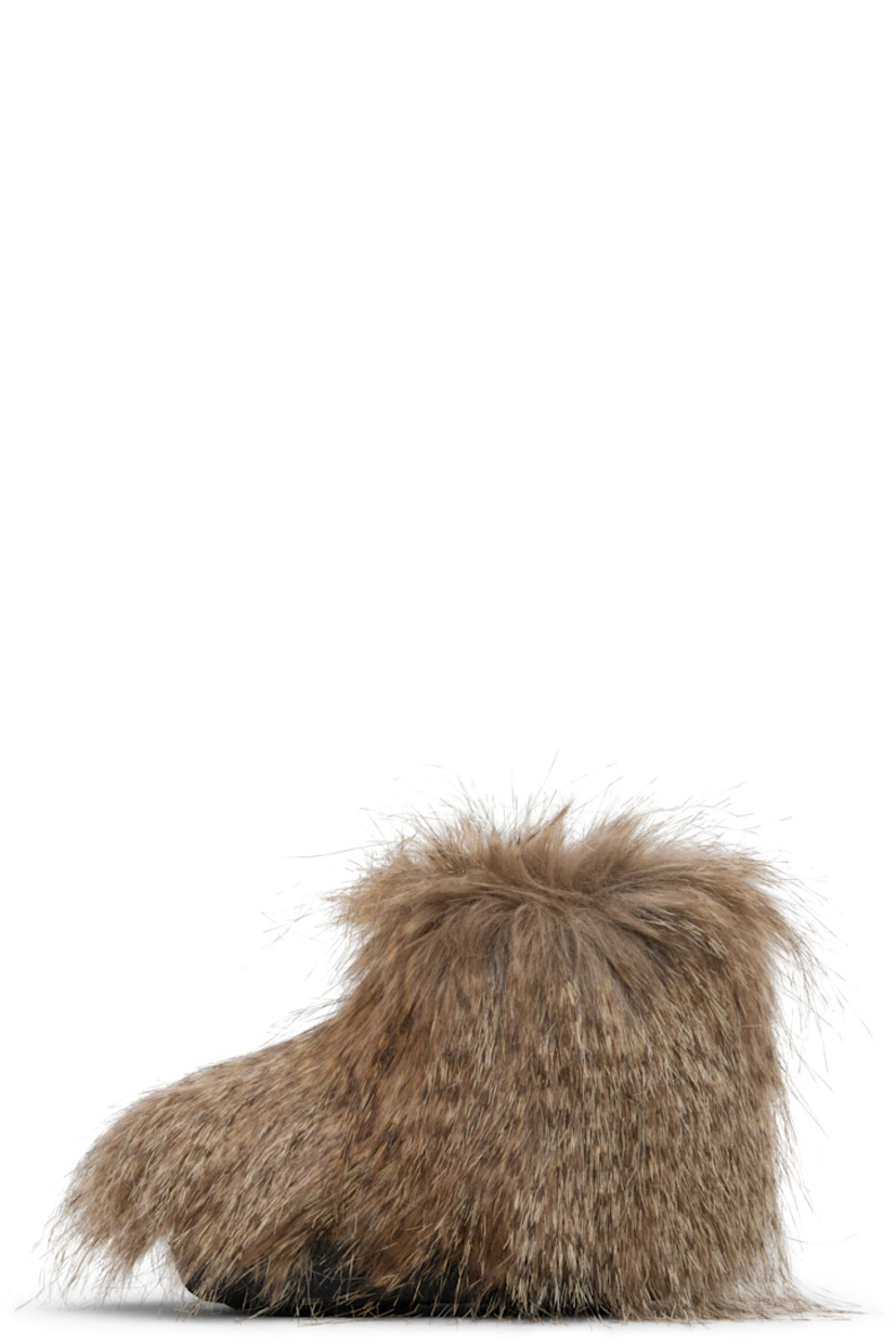 Ankle-high faux-fur boots.

· Lace-up closure
· Fleece lining
· Treaded rubber sole

Supplier color: Brown

Marni EU Size: child's foot length 
24: 5.75-6" / 14.5-15 cm 
25: 6-6.25" / 15-16 cm 
26: 6.25-6.5" / 16-16.5 cm 
27: 6.5-6.75" / 16.5-17 cm 
28: 6.75-7" / 17.3-18 cm 
29: 7-7.25" / 18-18.6 cm 
30: 7.25-7.5" / 18.6-19.3 cm 
31: 7.5-7.75" / 19.3-20 cm 
32: 7.75-8" / 20-20.5 cm 
33: 8-8.5" / 20.5-21.3 cm 
34: 8.5-8.75" / 21.3-22 cm 
35: 8.75-9" / 22-23 cm 
36: 9-9.25" / 23-23.5 cm 
37: 9.25-9.5" / 23.5-24 cm 
38: 9.5-9.75" / 24-25 cm 
39: 9.75-10" / 25-25.5 cm 
40: 10-10.25" / 25.5-26 cm