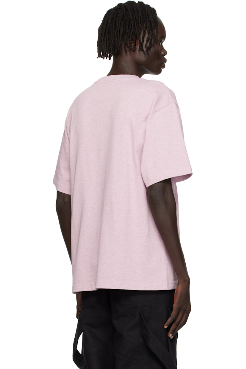 GOTS-certified organic cotton jersey T-shirt.

· Heavyweight
· Rib-knit crewneck
· Logo embroidered at front

Supplier color: Rose