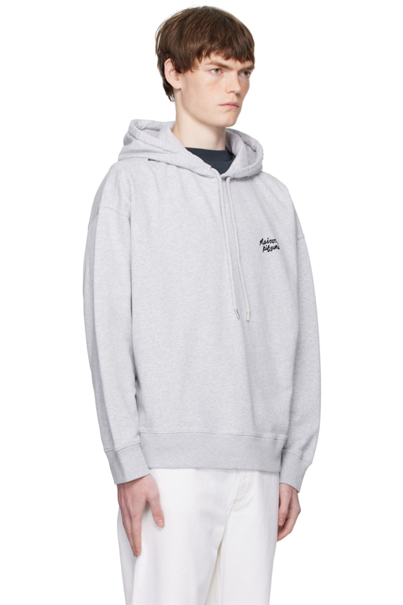 Cotton French terry hoodie. 

· Drawstring at hood
· Logo printed at chest and back
· Rib-knit cuffs and hem 

Supplier color: Light Grey melange