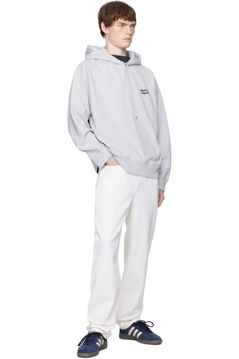 Cotton French terry hoodie. 

· Drawstring at hood
· Logo printed at chest and back
· Rib-knit cuffs and hem 

Supplier color: Light Grey melange
