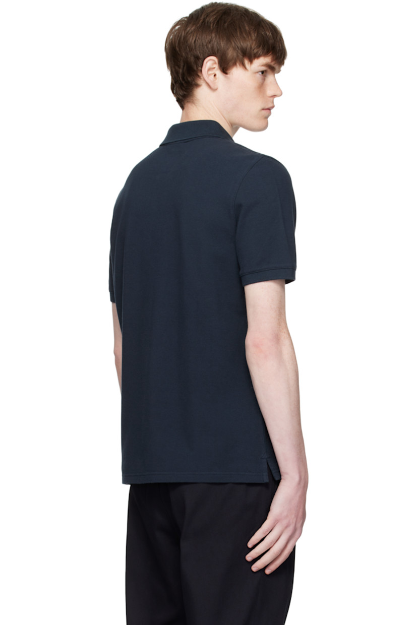 Cotton piqué polo

· Rib-knit spread collar
· Two-button placket
· Logo patch embroidered at chest
· Tennis-tail hem

Supplier color: Ink Blue