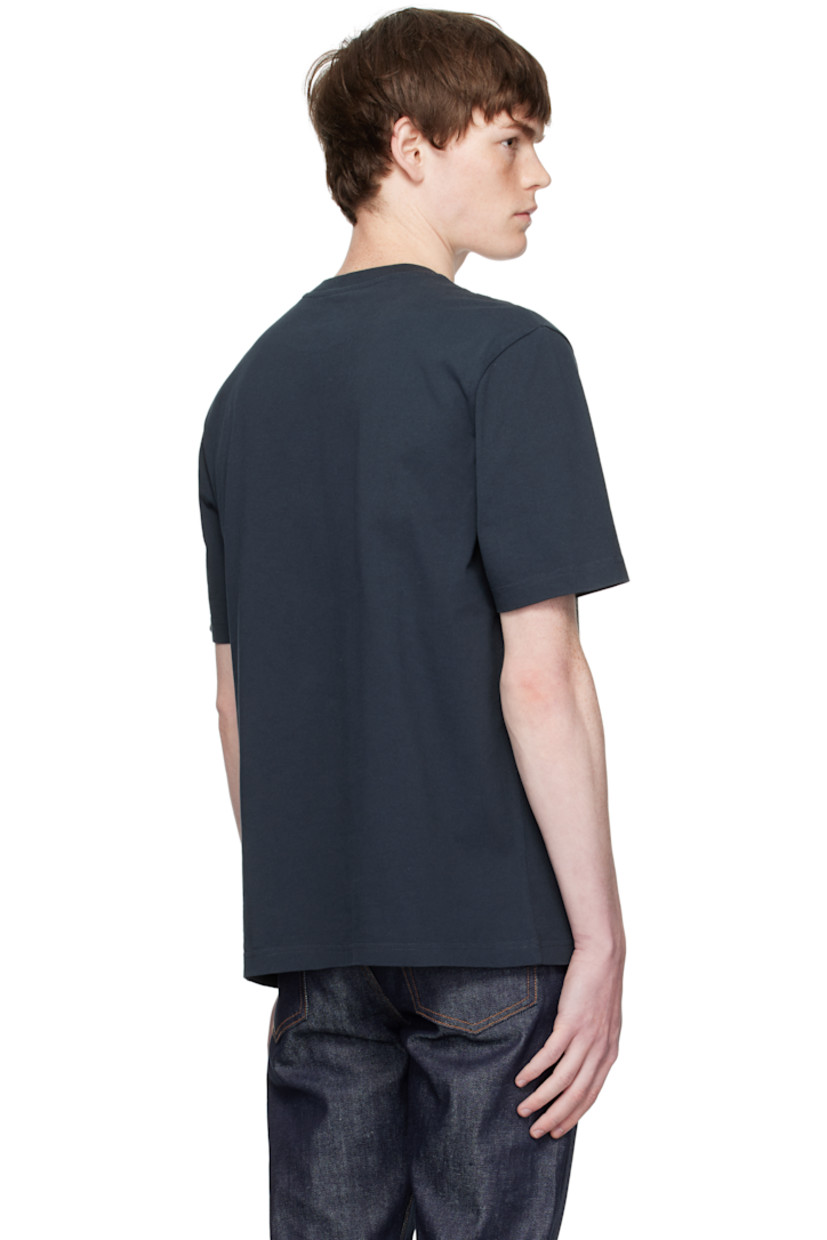 Cotton jersey T-shirt.

· Rib-knit crewneck
· Logo embroidered at chest 

Supplier color: Black/White